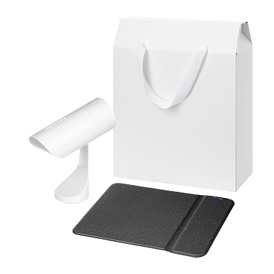 Подарочный набор Prisma, Honor, черный (увлажнитель воздуха, зарядное устройство) (Белый, черный)