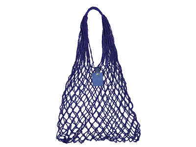 Авоська Dream из натурального хлопка, 25 л (Тёмно-синий)