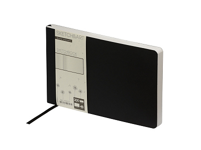 Скетчбук А5 Sketch & Art 200 г/м2, soft-touch (Чёрный)