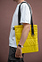 Шоппер Superbag Bubble, с магнитной кнопкой (желтый с черным) - Фото 7