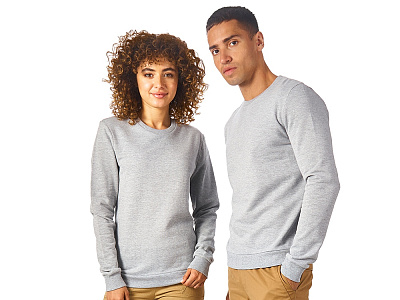 Свитшот Motion с начесом, унисекс (Серый меланж) Свитшот Motion с начесом, унисекс (Серый меланж)