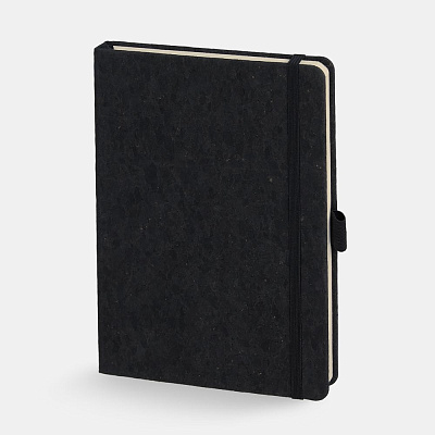 Блокнот Cork County, черный (Чёрный)