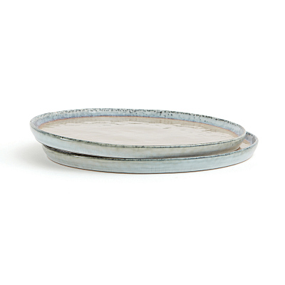 Набор плоских тарелок VINGA Nomimono, d26,5 см, 2 шт. (Бежевый;) Набор плоских тарелок VINGA Nomimono, d26,5 см, 2 шт. (Бежевый;)