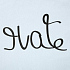 Футболка женская Hate-Love, голубая - Фото 5