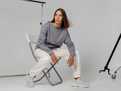 Свитшот Neofit, светло-серый