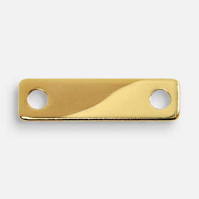 Шильдик металлический Alfa Liten  глянцевый (Золотистый)