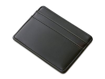 Картхолдер для двух карт и наличных денег с зажимом Crave (Чёрный)