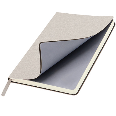 Ежедневник A5 недатированный Stefano в мягком переплёте  (Светло-серый)