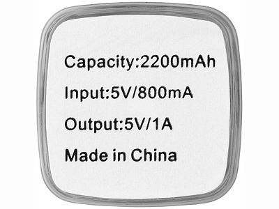 Внешний аккумулятор Flash, 2200 mAh