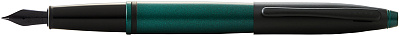 Перьевая ручка Cross Calais Matte Green and Black Lacquer, перо M (Зеленый)
