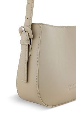 Сумка женская наплечная BUGATTI Luna, бежевая, полиуретан, 23 x 7,5 x 19,5 см