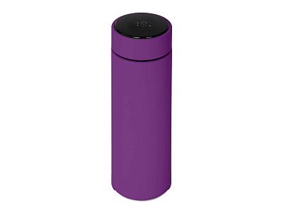 Термос FAMILY MARK LED, индикатор, soft touch
