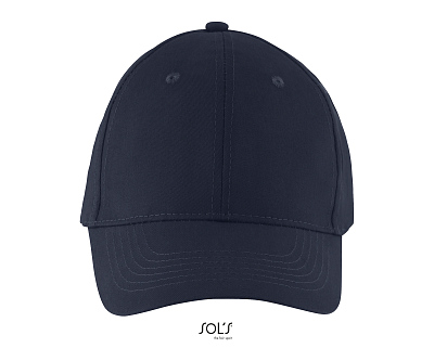 Бейсболка SOLAR, 6 клиньев (Тёмно-синий)