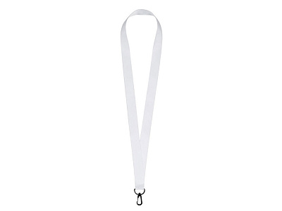 Ланъярд под сублимацию с карабином, 2 см (Белый) Ланъярд под сублимацию с карабином, 2 см (Белый)