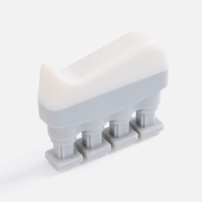 Эспандер кистевой FingerTap  с белым (Серый)