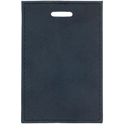 Чехол для пропуска Nubuk  (Синий)