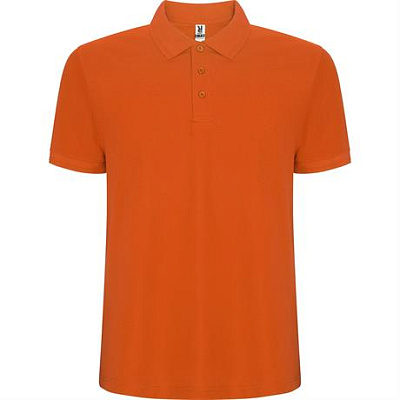 Футболка поло PEGASO PREMIUM мужская, ОРАНЖЕВЫЙ 3XL (Оранжевый)