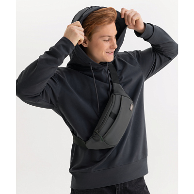 Худи с капюшоном, унисекс Алекс (Alex) антрацит, размер XL