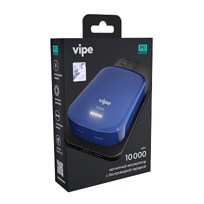 Беспроводной магнитный ПЗУ Vipe Chester, синий