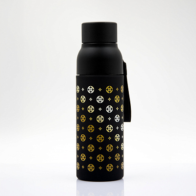 Термобутылка Button Black (черный)