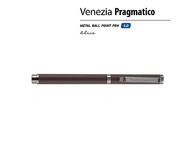Ручка металлическая шариковая Venezia Pragmatico софт-тач
