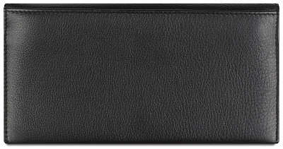 Кошелёк женский BUGATTI Lady Top, чёрный, натуральная воловья кожа, 19,5х2х10 см