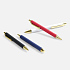 Ручка шариковая Lobby Soft Touch Gold, белая - Фото 5