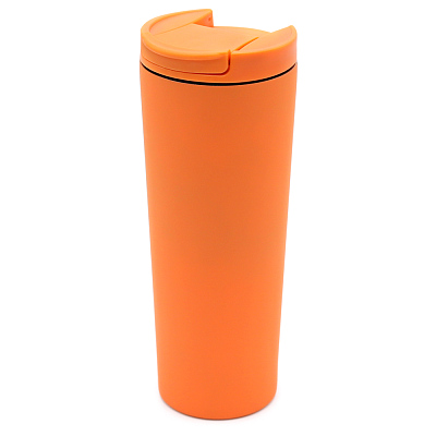 Термокружка Carroll софт-тач, оранжевого цвета (Оранжевый)