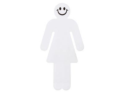 Закладка для книг Она (Белый/черный)