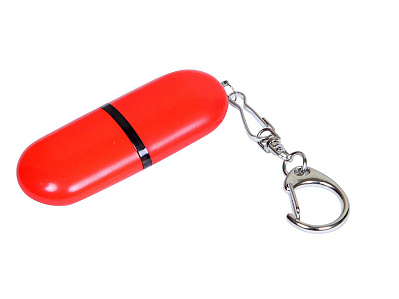 USB 2.0- флешка промо на 8 Гб каплевидной формы (Красный)