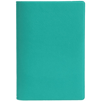 Обложка для паспорта Devon, бирюзовая (Бирюзовый)