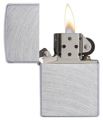 Зажигалка ZIPPO Classic с покрытием Chrome Arch, латунь/сталь, серебристая, матовая, 38x13x57 мм