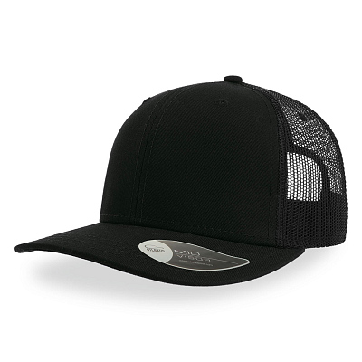 Бейсболка SONIC, 6 клиньев, пластиковая застежка (Чёрный) Бейсболка SONIC, 6 клиньев, пластиковая застежка (Чёрный)