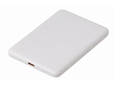Внешний аккумулятор с QC/PD Шарп, 5000 мАч (Белый)