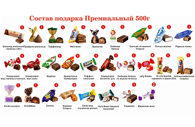 №2 СНЕГОВИКИ 500 грамм новогодний подарок премиальный