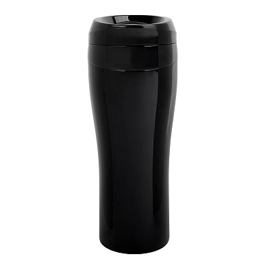 Термокружка вакуумная CLICK, 400 мл (Чёрный)