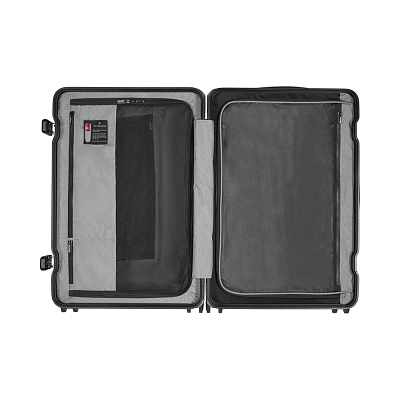 Чемодан VICTORINOX Lexicon Framed, серебристый, 100% поликарбонат Makrolon, 46x28x68 см, 72 л