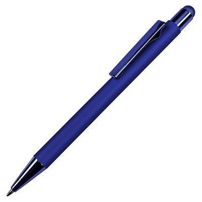 Ручка шариковая FACTOR COLOR со стилусом (Синий)