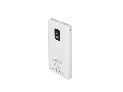 Внешний аккумулятор с дисплеем и встроенными кабелями VA2210, 10000 mAh (Белый)
