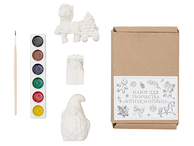 Набор для творчества из гипса Winter Whinnies