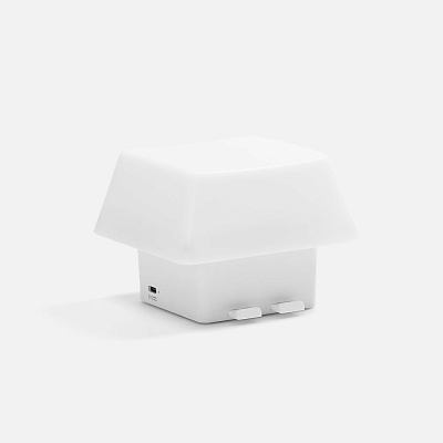 Светильник с подставкой для смартфона Knoppi (Белый) Светильник с подставкой для смартфона Knoppi (Белый)