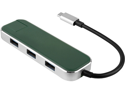 Хаб USB Type-C 3.0 Chronos (Зеленый)