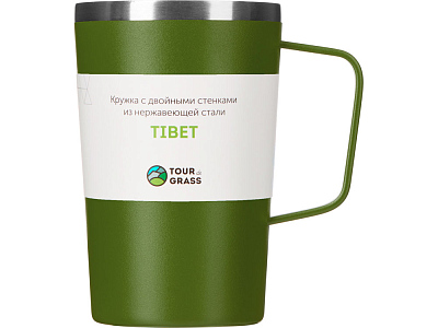 Стальная кружка с двойными стенками и порошковым покрытием Tibet