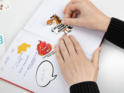 Наклейки UV-DTF Sticker Pack на заказ, M