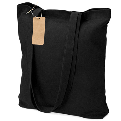 Cумка хозяйственная Bagsy easy To Go 105 г/м2, чёрная (Чёрный)