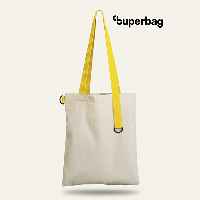 Шоппер Superbag (неокрашенный с желтым) (Неокрашенный с желтым)