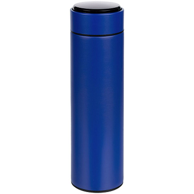 Смарт-бутылка с заменяемой батарейкой Long Therm, синяя (Синий)