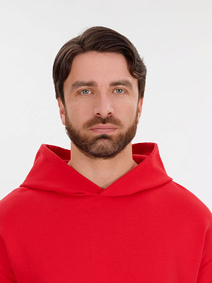 Худи оверсайз унисекс Outshine, красное