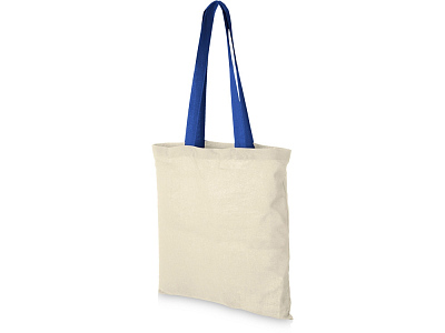 Сумка Nevada, 100 г/м2 (Натуральный/ярко-синий)