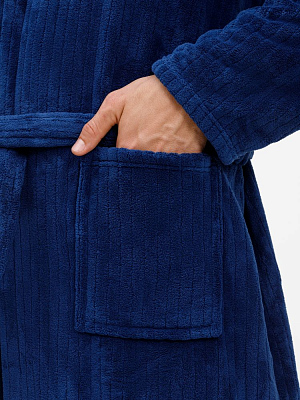 Халат флисовый Magic Mantle, темно-синий